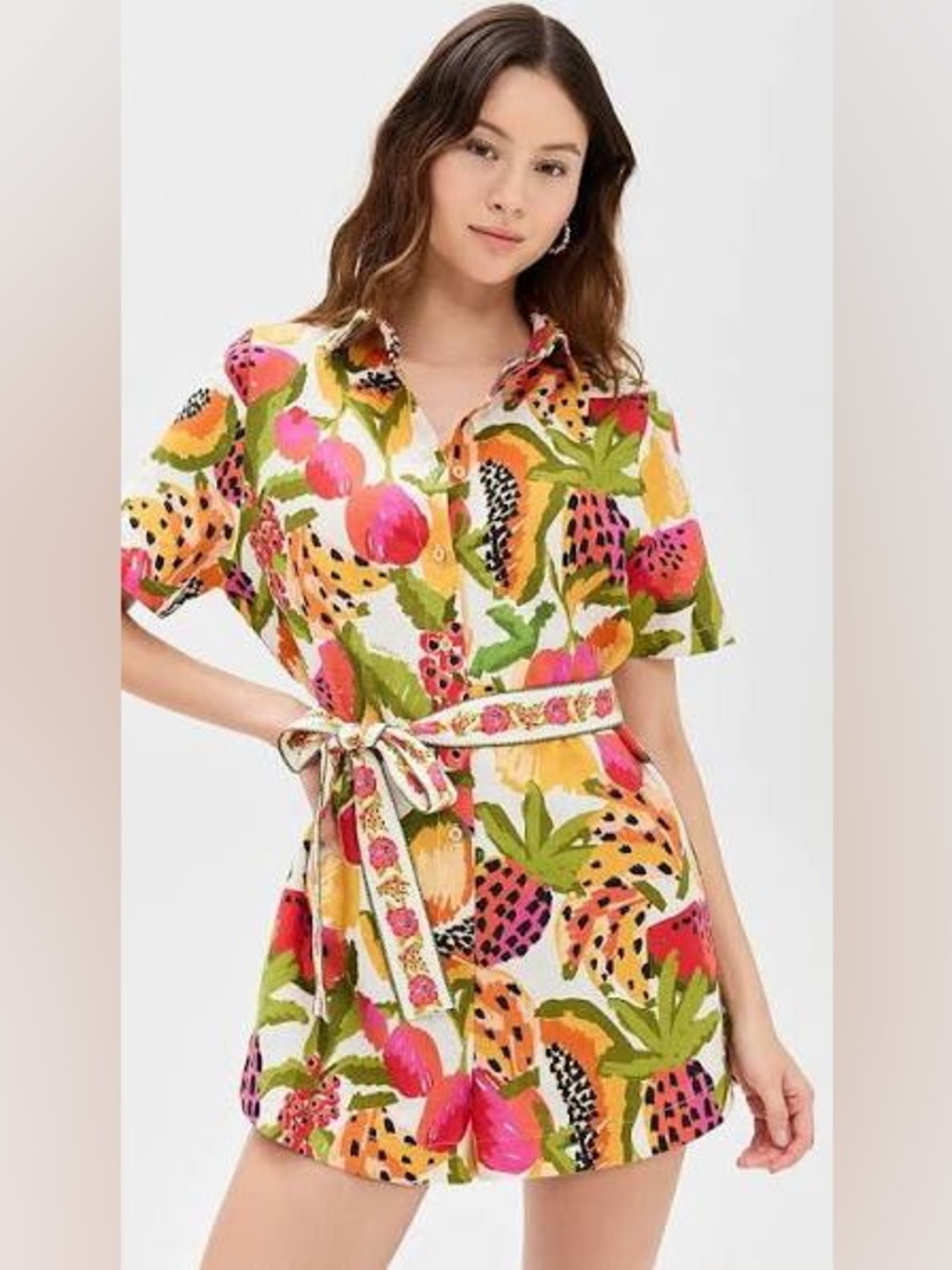 NWT FARM RIO Fruits of Paradise Romper Size Small